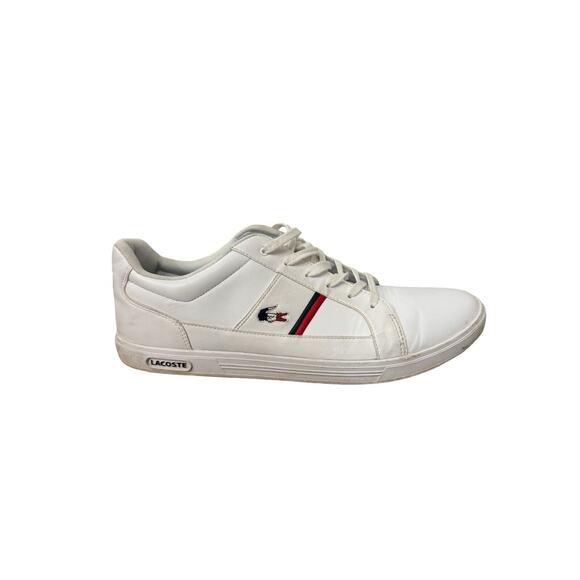 Lacoste Europa Pro TRI Leather Shoes White Size 13 main image 6